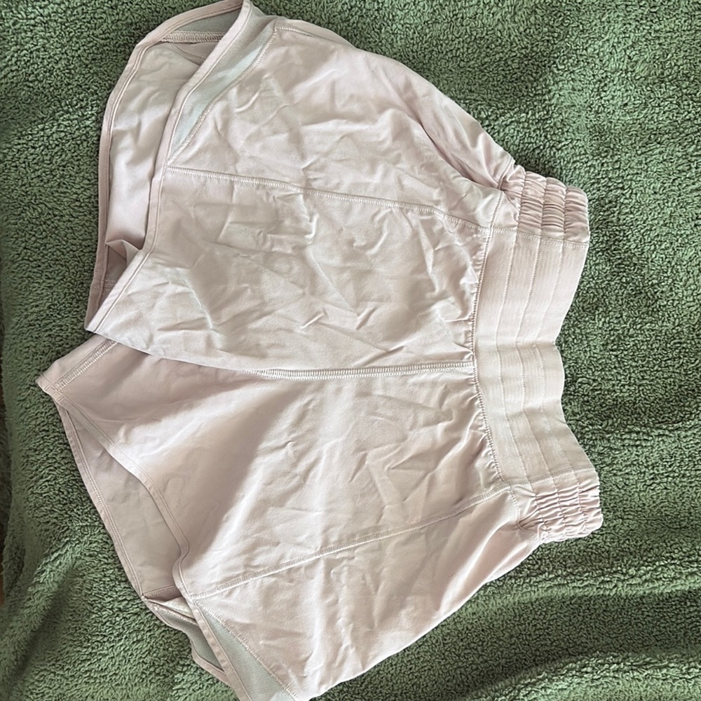 Lululemon Athletica Blush Pink Ruched Shorts